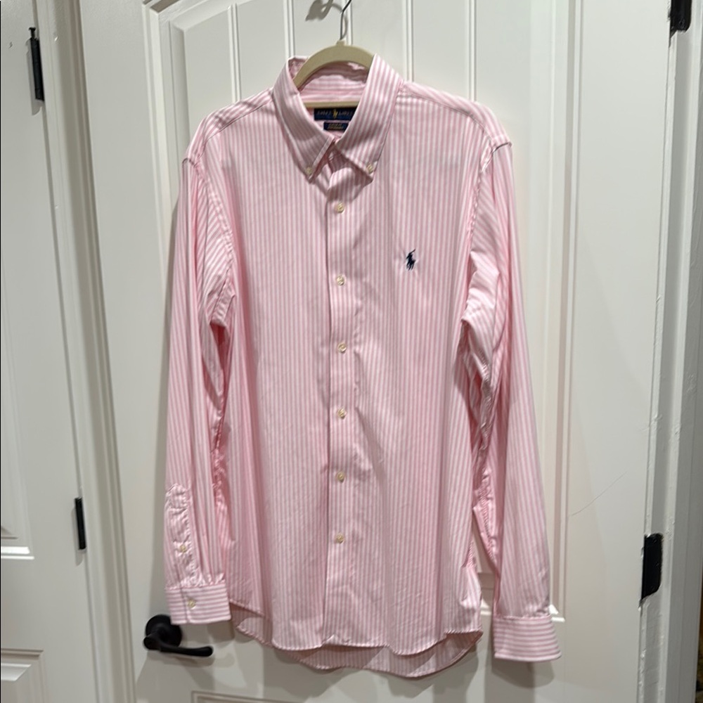 Ralph Lauren Pink Casual Button Down Shirt